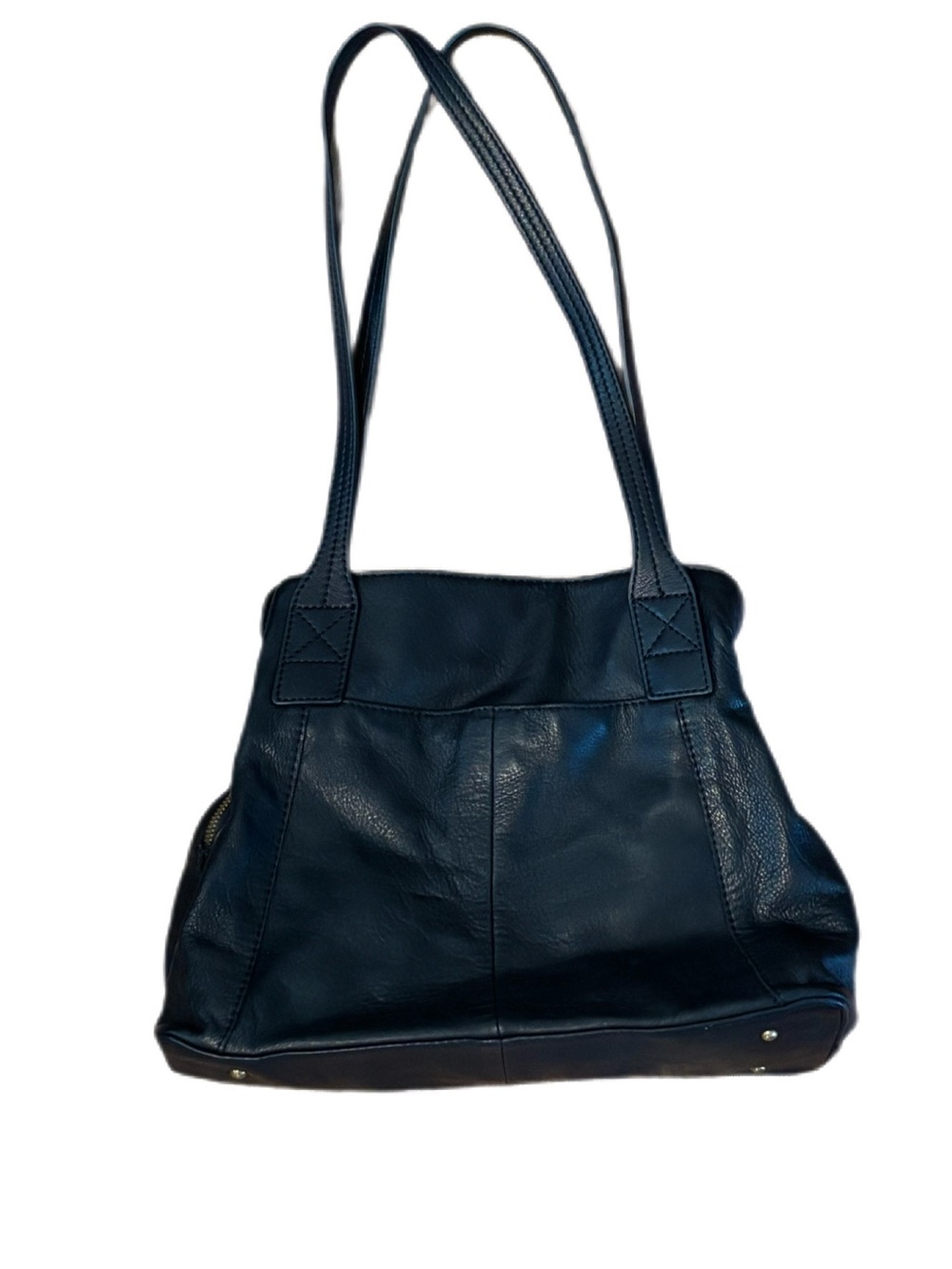 American Leather Co. Ada Triple Entry Tote - Black - Excellent Condition